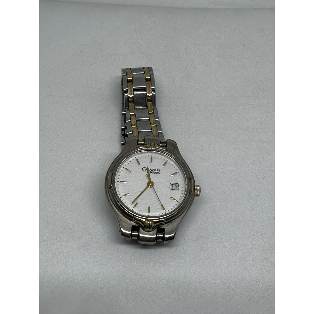 Vintage Caravelle by Bulova Two Tone Watch. Needs Battery C660044
